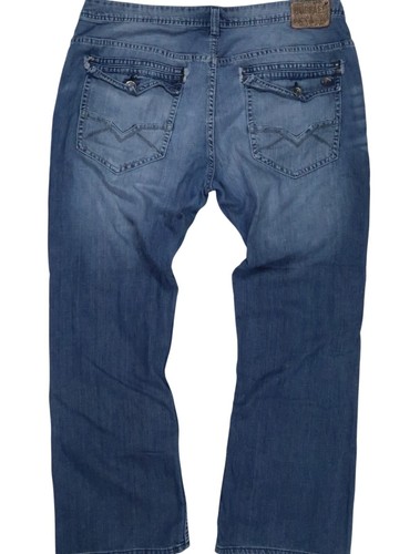 BUFFALO DAVID BITTON DE COLECCIÓN jean corte bota king 40 x 30 delgado ligero bolsillo con solapa