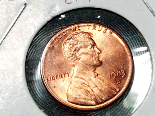 Mint Error Coin Lincoln Memorial 1c One Cent 1983 Doubled Die Defective Plating - Picture 5 of 22
