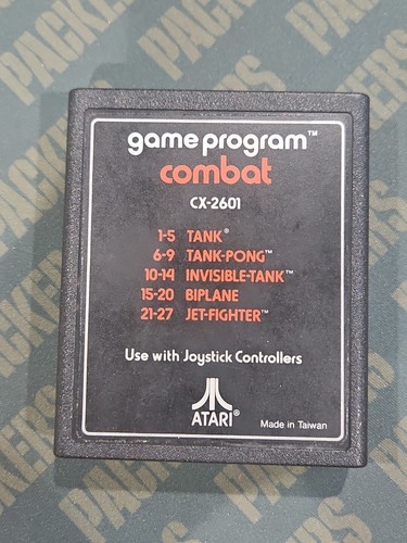Combat Atari 2600 CIB Complete Cartridge Manual Box Tested. Vintage/retro Gaming