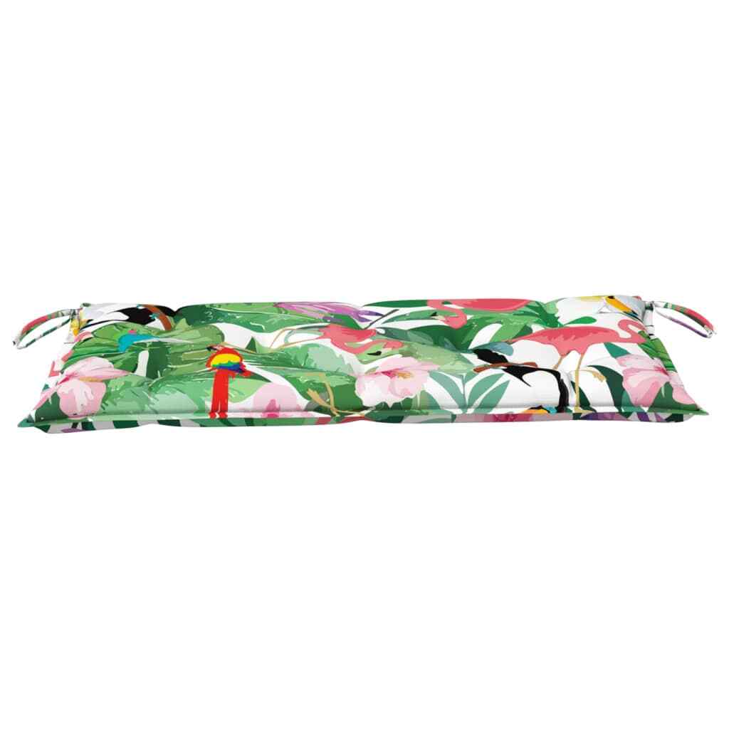 AX Cuscino Per Panche Corde Terrazza 100x50x7cm Stampa Fantasia Foglie 0k 361578