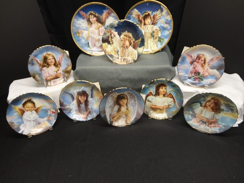 10-Bradford Collection Sandra Kuck Precious Angels Plates 7 1/2” dia. - 第 1/19 張圖片