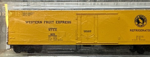 Atlas escala N #69010/1 51’ 3-3/4 remache mecánico refrigerador Western Fruit Express nuevo en caja | Condition: New