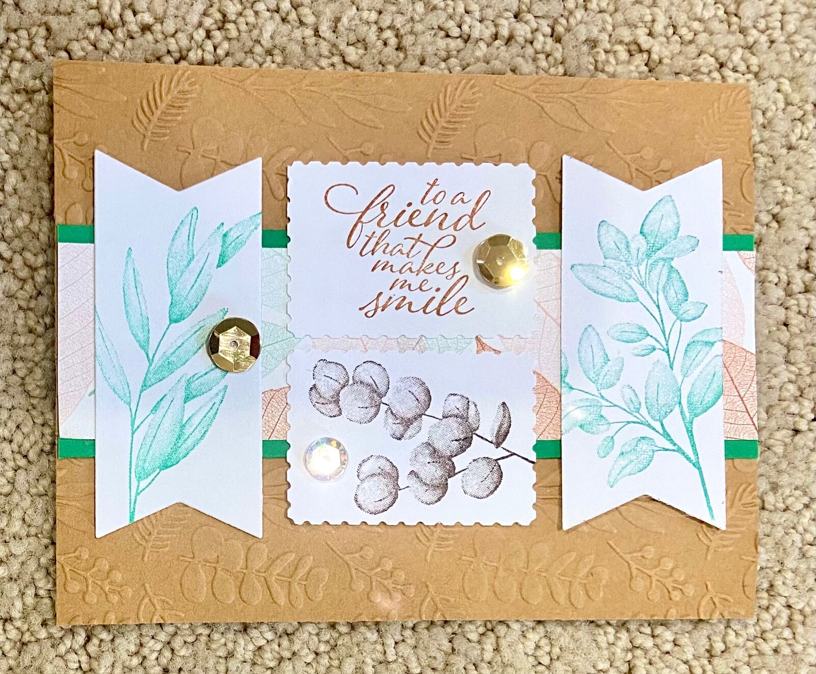 Forever fern thank you birthday get well card kit of 10 made w/ Stampin' Up!