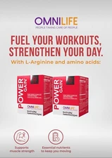 Power Gain / Power Maker Box with 30 packets 300 g.  ( 2 Box ) Omnilife 