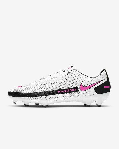 Nike Phantom GT Academy FG/MG White/Pink Blast-Black CK8460-160 US Men's US  8 194493917225 | eBay