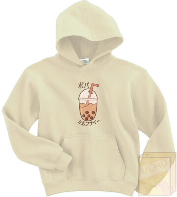 Bubble Tea hoodie festival Kawaii Asian aesthetic funny hooded sweatshirt