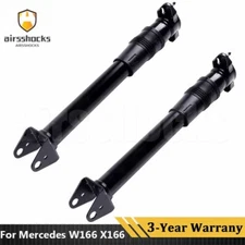 Rear Pair Air Suspension Strut Shocks For Mercedes W/X166 GL450 ML250 2012-2016