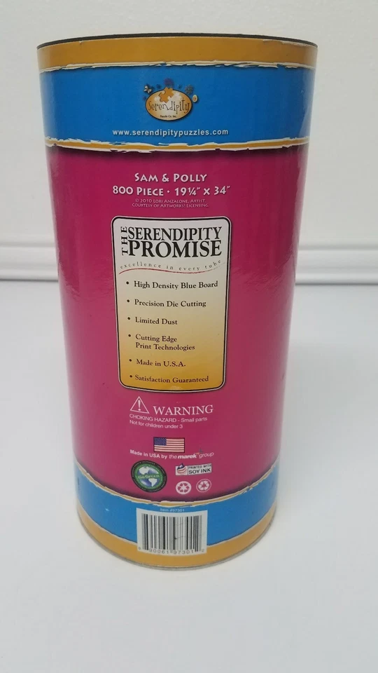 Новый - "Sam & Polly" двойной круг головоломка 800 шт. Serendipity и плакат - Изображение 2 из 2