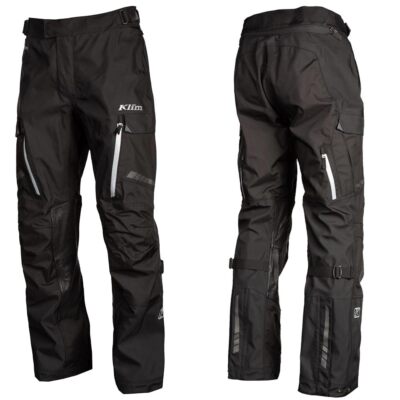 KLIM CARLSBAD STEALTH SCHWARZ LAMINIERT GORETEX WASSERDICHT MOTORRAD HOSE SHORT