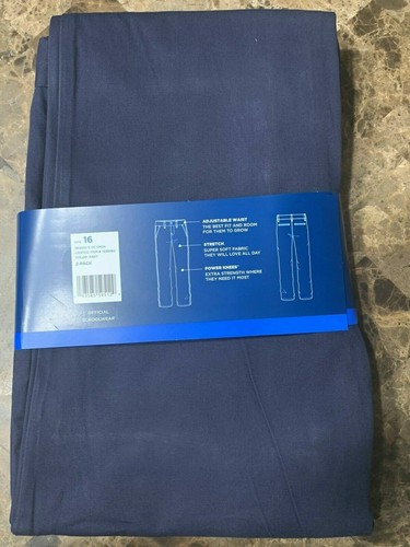 2 Pack French Toast Straight Fit Navy Pants Size 5-16 Waist 22 to 29 School wear - Picture 19 of 19