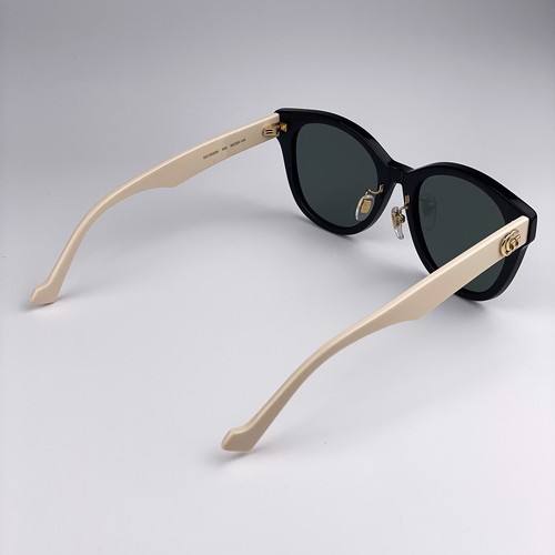 Gucci Women Sunglasses Black White Grey Round LOGO GG1002SK 004 NEW - Picture 6 of 11