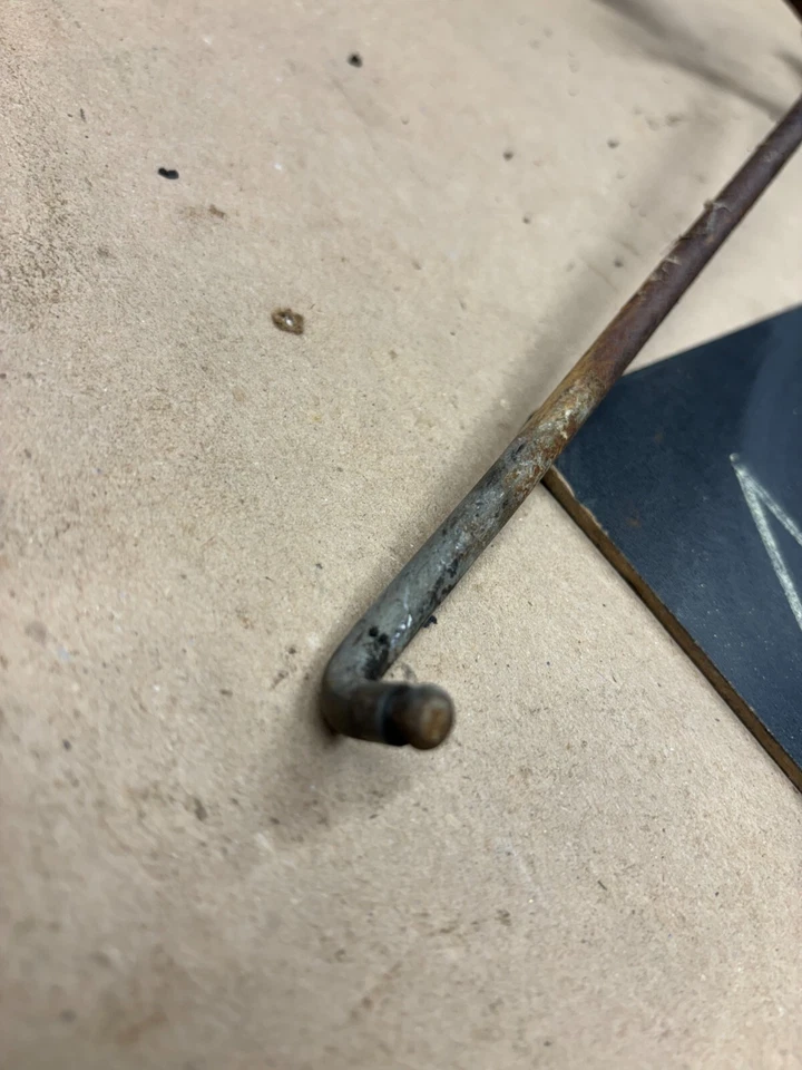 81-93 DODGE RAM TRUCK RAMCHARGER 2WD 46RE COLUMN SHIFT LINKAGE RODS RUSTY WORKS! - Image 2 of 4