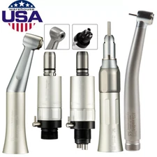 Dental 6-LED Fiber Optic E-generator 2H /Low Speed Contra Angle Handpiece Kit