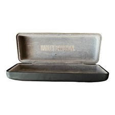 Harley Davidson Gray  Black Hard Shell Glasses Eye Glass Sunglasses Case
