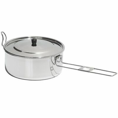 Lixada 1.25L Titanium Pot Portable Ultralight Camping Titanium Pot with U0G1