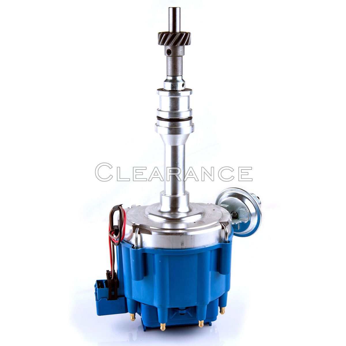 D24/中古シングルスピード Ford 530mm ブルー Ignition Distributor Big Block Ford 351C 460 HEI Blue Cap 351M 400
