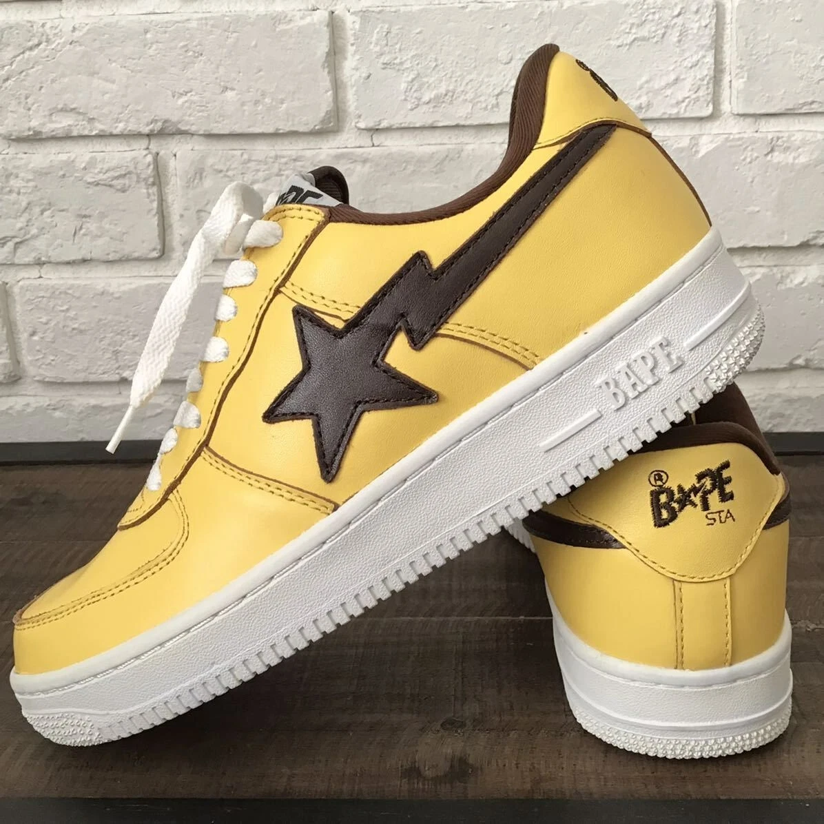 Adidas yeezy x bape yellow top