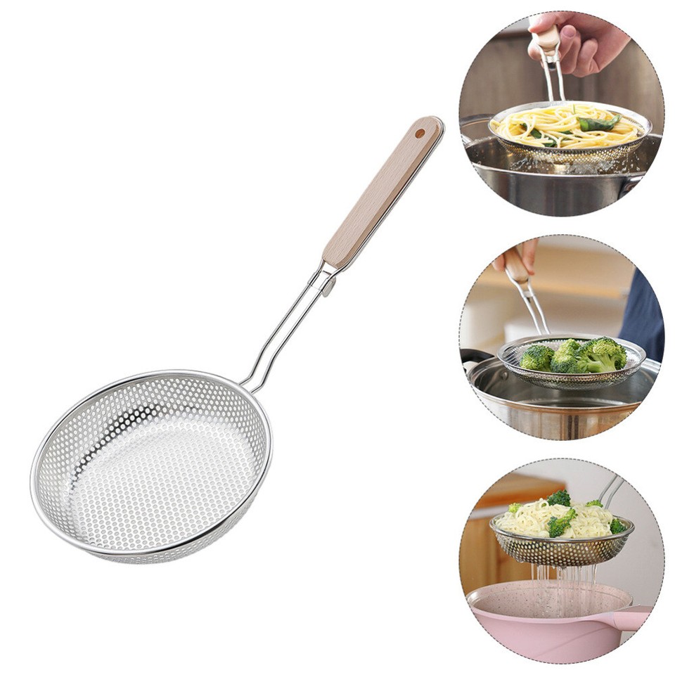 Skimmer Ladle Fry Basket Handle Multi Functional Cooking Colander eBay