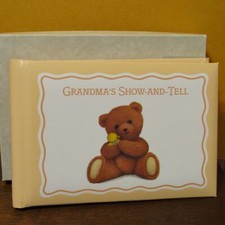Vintage NEW Hallmark Album Grandma's Show-and-Tell Teddy Bear Ducky Photo Album