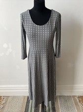 Laura Ashley 3/4 Sleeves Skater Dress Size UK 10