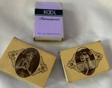 3 Vintage 2" Philip Morris Virginia Slims & Kool International Pocketbox Matches