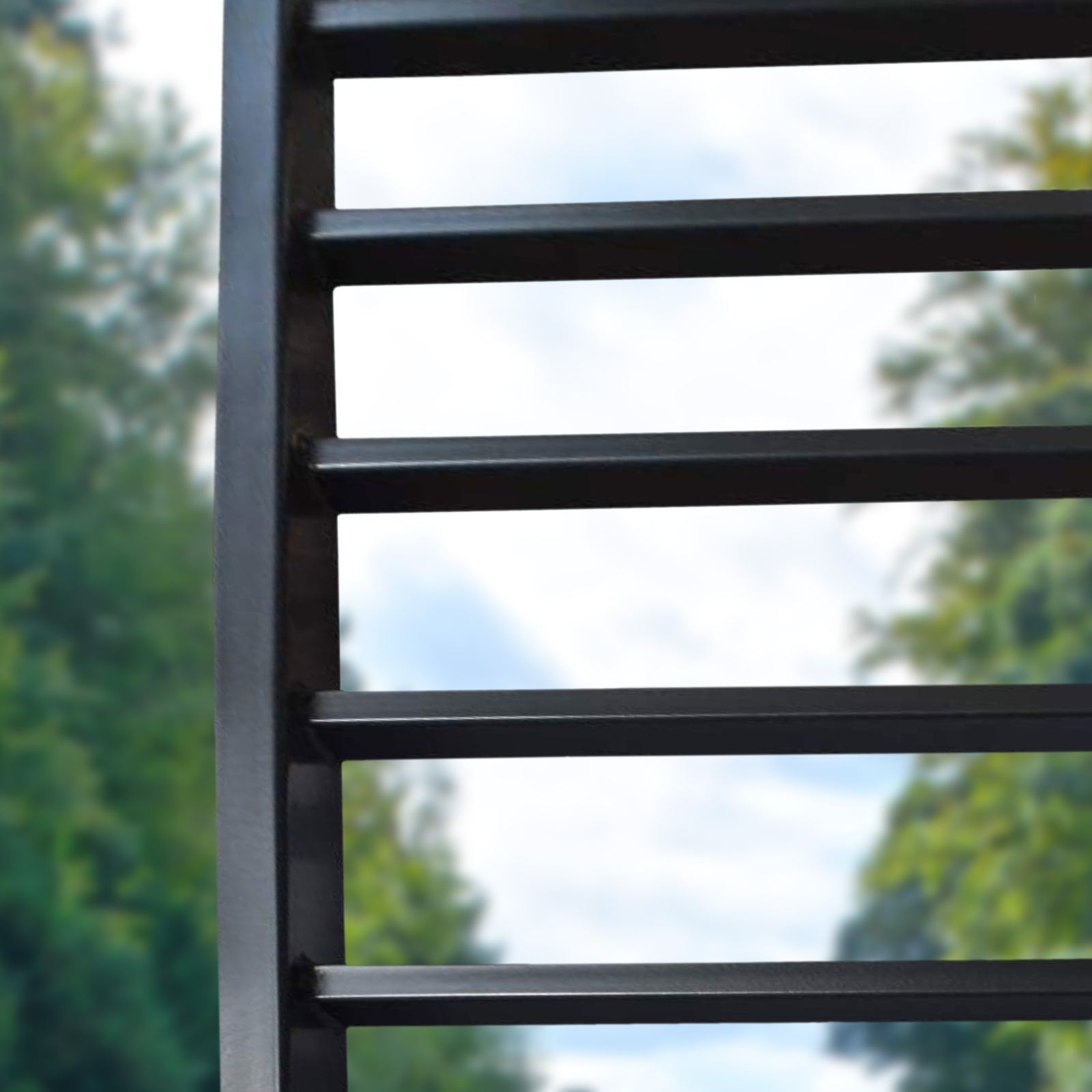 ALEKO Dual Swing Steel Milan Style Driveway Gate 12 ft with Pedestrian Gate