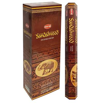 HEM Sandalwood Incense Sticks Natural Fragrance - Incienso de Sandalwood