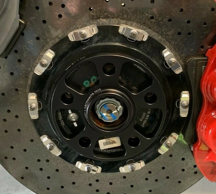 Kit espaçadores de roda centrífugos 2016-2023 Porsche Cayenne, Macan, turbo, GTS 15mm - Imagem 4 de 4