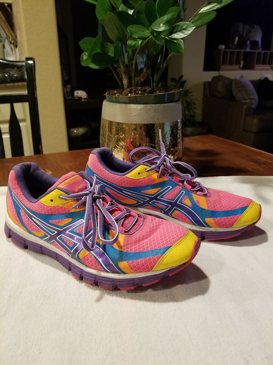 Asics Gel Extreme 33 Women s Multicolor Running Training Shoes Sz 9 T2H9N EUC eBay