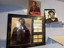 david copperfield signed poster w/concert ticket stubs/more 28 X 24