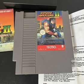 Nintendo NES Spiel Shadow Warriors II Ninja Gaiden 2 Cartridge Manual 