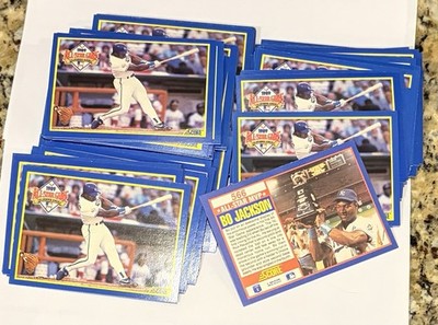 (100) COUNT Group ** BO JACKSON**  1990 SCORE 1989 ALL STAR GAME CARDS