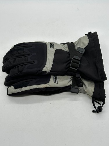 POW Ski Snow Gloves Black/Grey Thermal Anti-Slip Touchscreen Winter Gloves - Picture 12 of 12