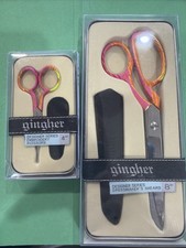 Gingher Designer Series Maria 8-calowe nożyce i 4-calowe nożyczki do haftu