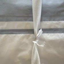 Pottery Barn Parker Organic Percale Standard Pillowcases Chambray New Sample