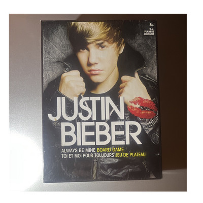 Bravado Justin Bieber Always Be Mine Board Game 2-4 Players Ages 8+ Multilingual