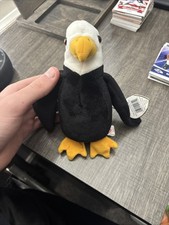 🦅*Baldy*   1996 Ty Beanie Baby Babies Baldy The Eagle MAJOR Tag errors PVC