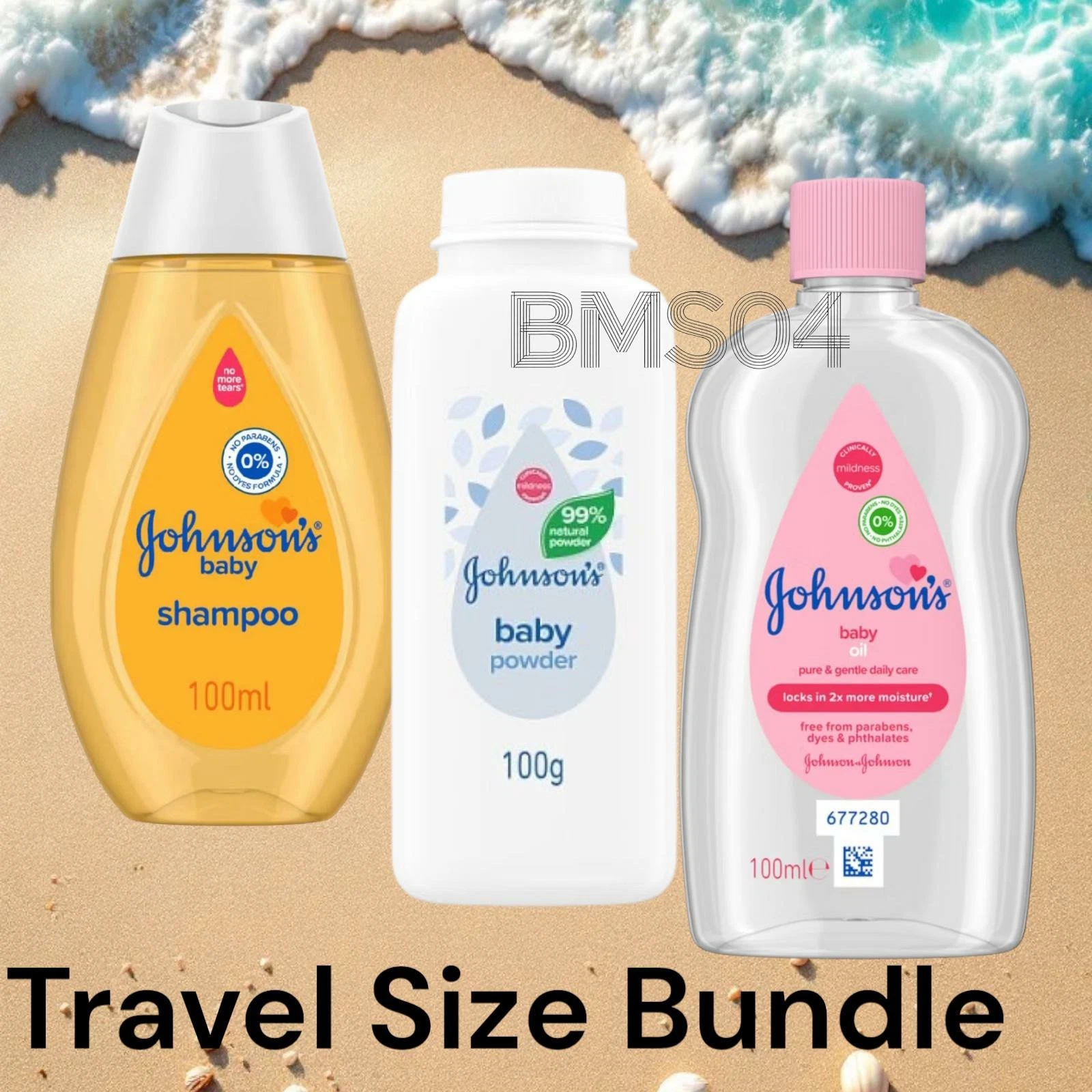 Johnson's Baby Travel Size Bundle - Shampoo / Powder & Oil
Opens in a new window or tab