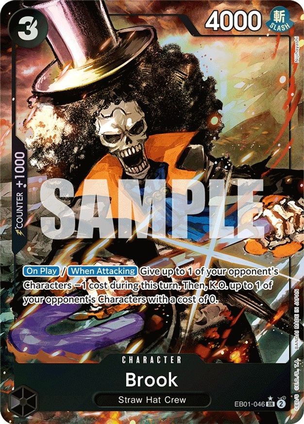 One Piece Brook (046)  (EB01-046/101) EB01 Memorial Collection NM FOIL