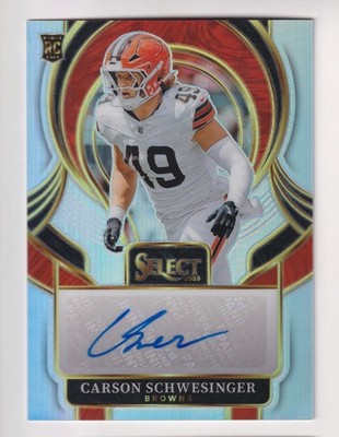 2025 Select ROOKIE AUTOGRAPH SILVER PRIZM #SIP-CSR CARSON SCHWESINGER RC AUTO