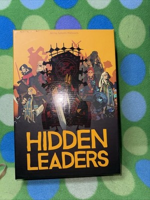 BFF Games Board Game Hidden Leaders (Kickstarter Ed) Box NM - Complete