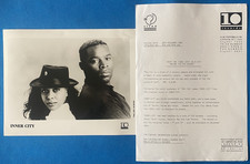Inner City - Good Life 1988 UK Promo Photograph 10" x 8" & Press Release Letter