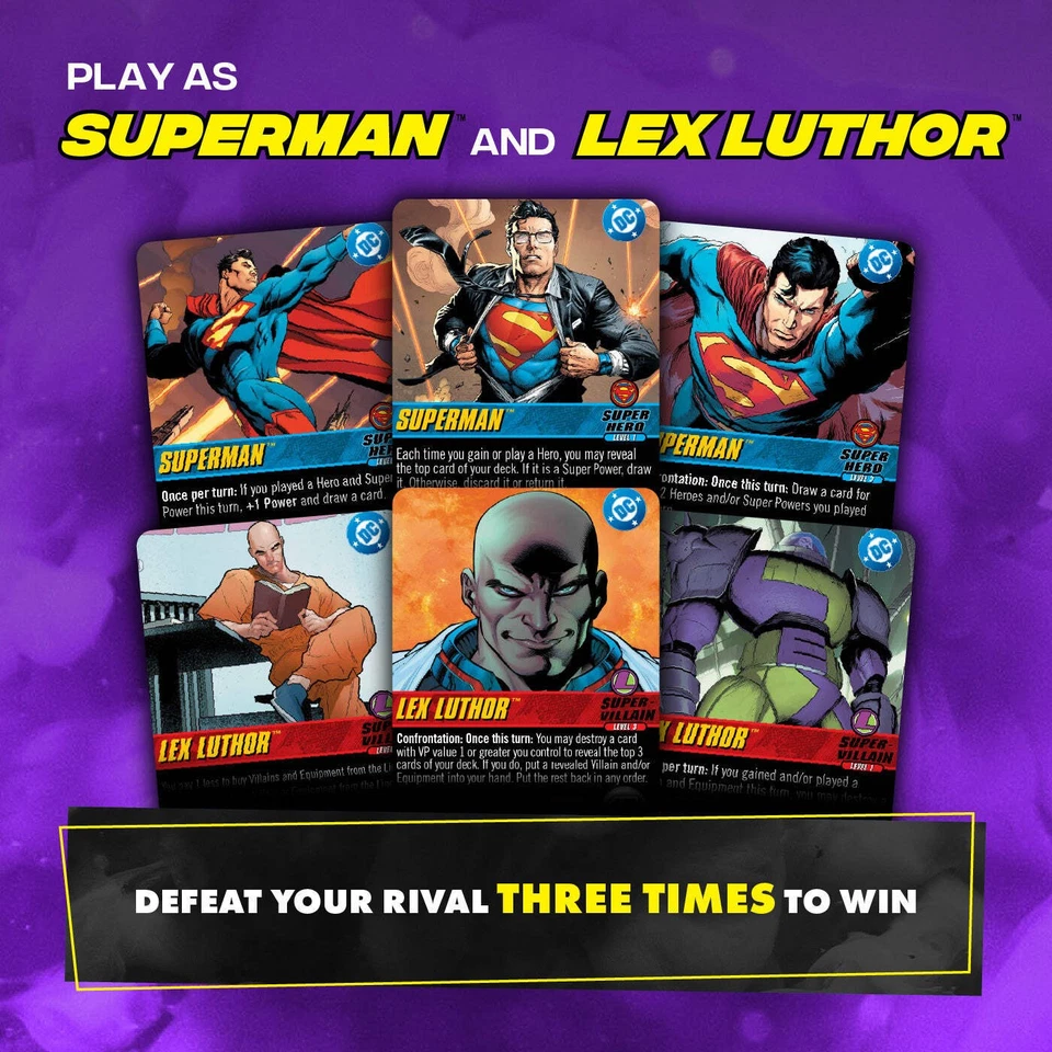 DC Deck-Building Game: Rivals — Superman vs. Lex Luthor - Image 3 of 4