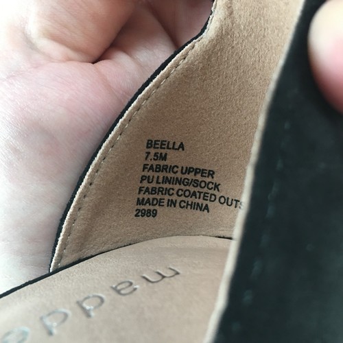 NUEVAS Sandalias Madden Niña Mujer 7.5 M Beella Informales Hebilla Tobillo Tirantes Negras - Imagen 17 de 20