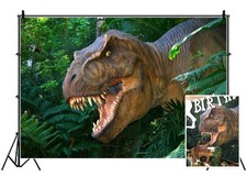 Leyiyi 5x3ft Photography Background 3D Safari Dinosaur Birthday Party Backdro...