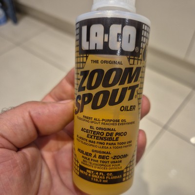 LA-CO LACO ZOOM AUSLAUF SCHMIERÖLER 118,3ml TELESKOPAUSLAUF HOHE REICHWEITE