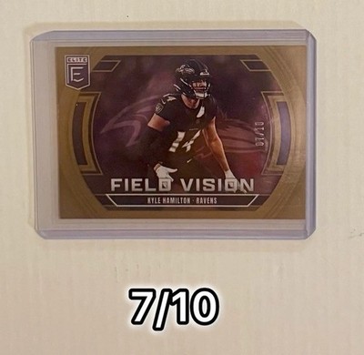 2025 Donruss Elite Kyle Hamilton Gold Field Vision /10