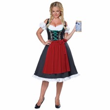 Oktoberfest Fraulein German Dirndl Bavarian Beer Maid Germany Womens Costume