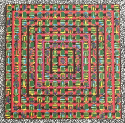 Timothy Leary Puddle Blotter Kunst von Mark McCloud - Originaldruck vor 2000