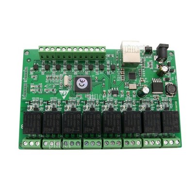 8CH Network IP Relay Web Relay Dual Control Ethernet RJ45   *yt